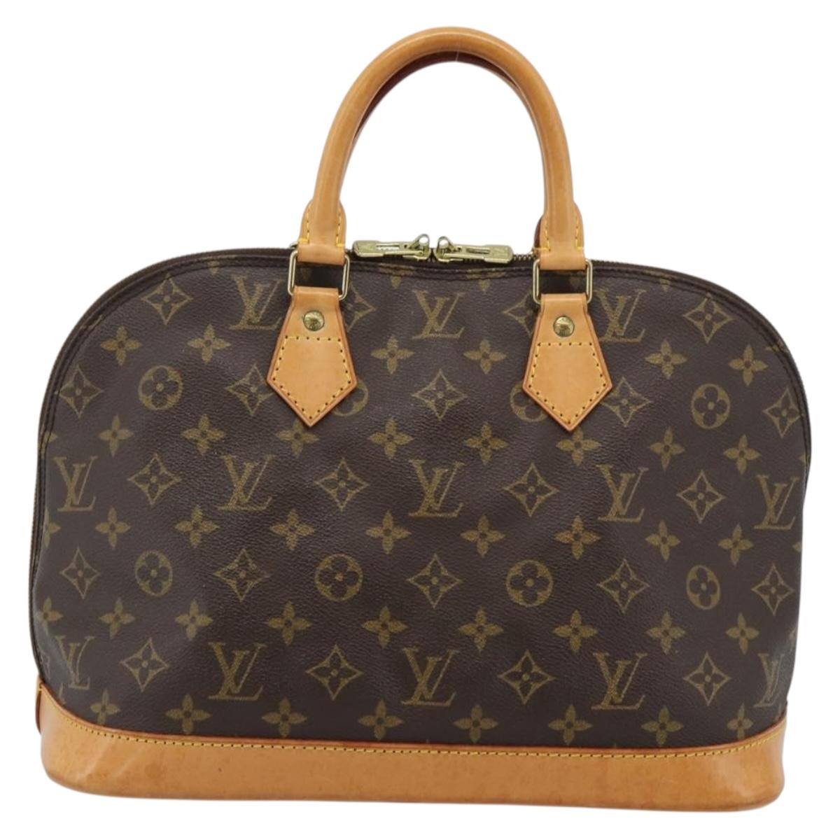 LOUIS VUITTON Monogram Alma Hand Bag M51130 LV Auth 188374