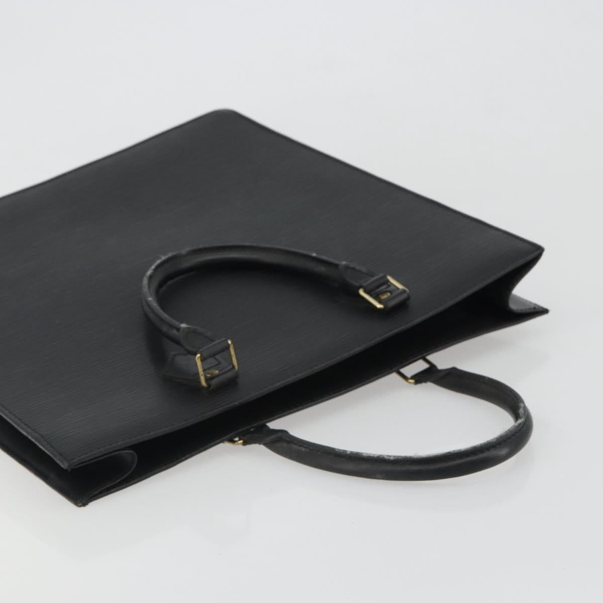 LOUIS VUITTON Epi Sac Plat Hand Bag Black M59082 LV Auth 188379