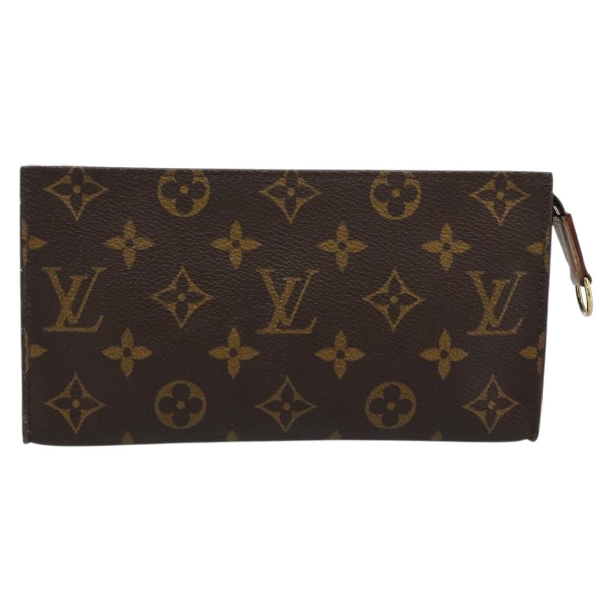 LOUIS VUITTON Monogram Bucket GM Accessory Pouch LV Auth 188381