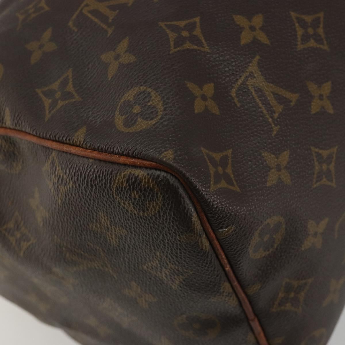 LOUIS VUITTON Monogram Speedy 35 Hand Bag M41524 LV Auth 188396A