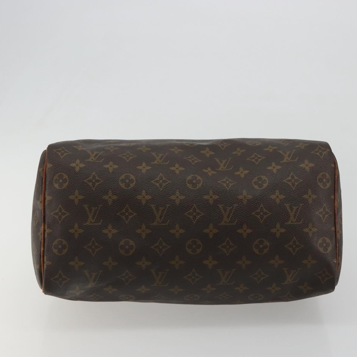 LOUIS VUITTON Monogram Speedy 35 Hand Bag M41524 LV Auth 188396A
