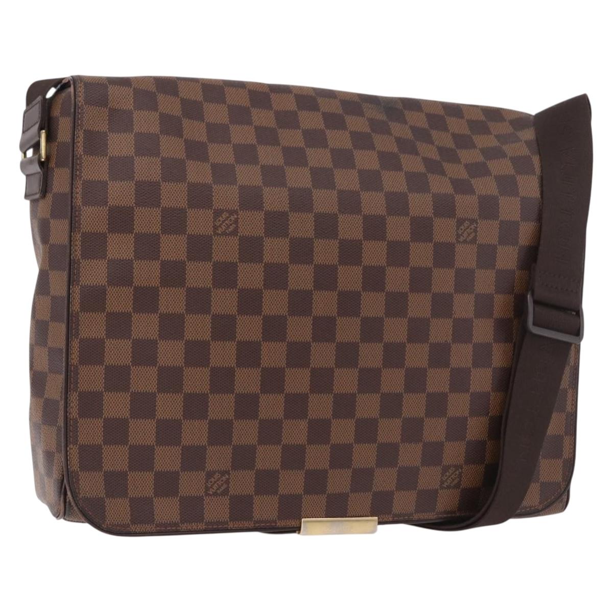 LOUIS VUITTON Damier Ebene Bastille Shoulder Bag N45258 LV Auth 188400