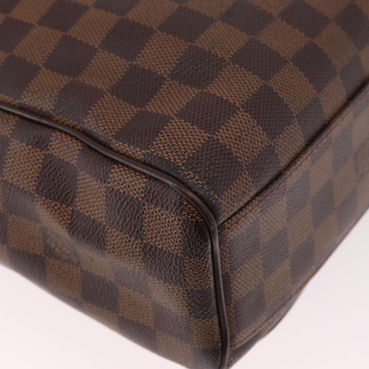 LOUIS VUITTON Damier Ebene Bastille Shoulder Bag N45258 LV Auth 188400