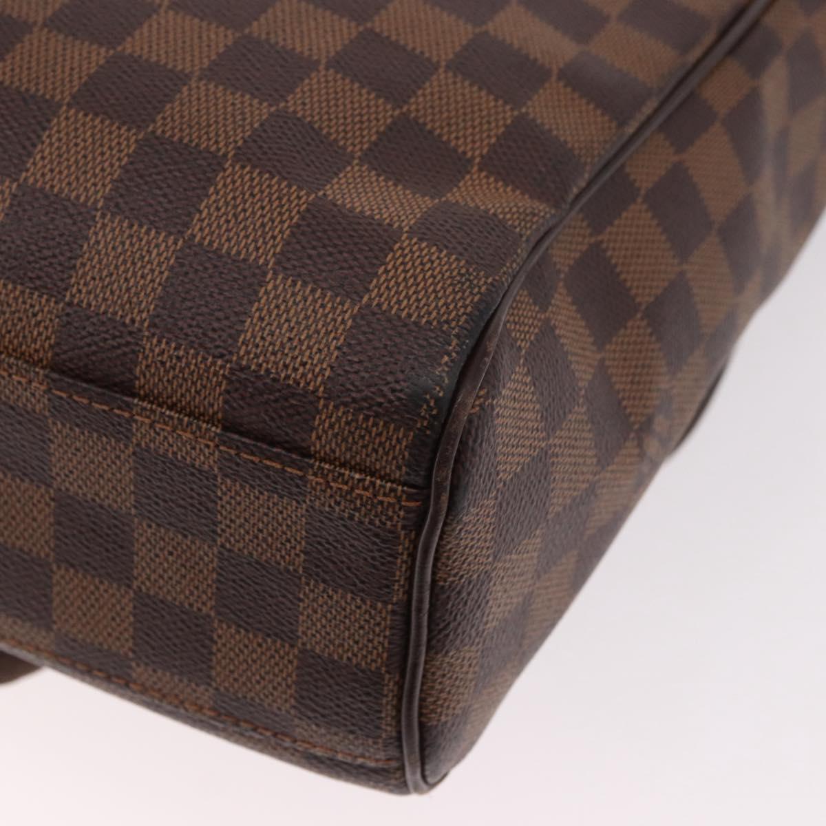 LOUIS VUITTON Damier Ebene Bastille Shoulder Bag N45258 LV Auth 188400