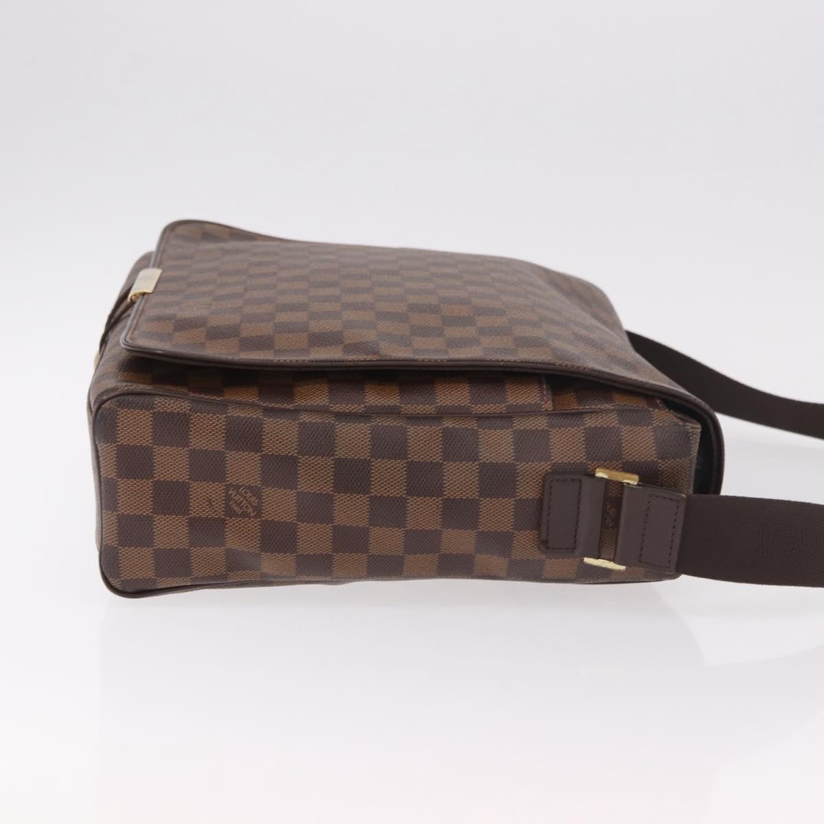 LOUIS VUITTON Damier Ebene Bastille Shoulder Bag N45258 LV Auth 188400