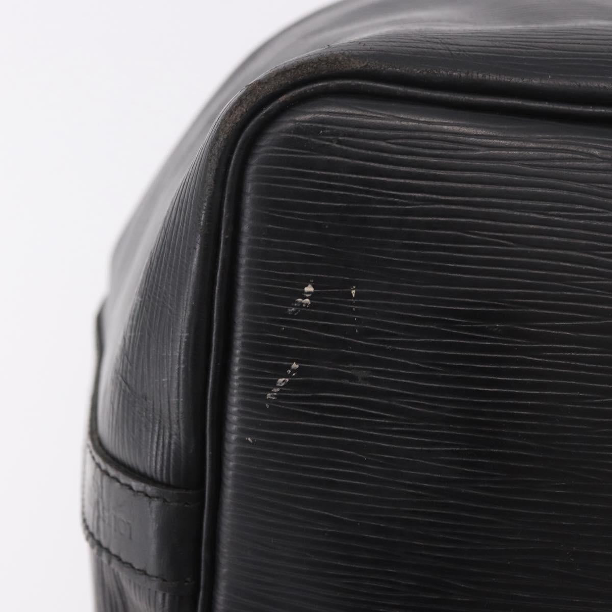 LOUIS VUITTON Epi Petit Noe Shoulder Bag Black M44102 LV Auth 188401