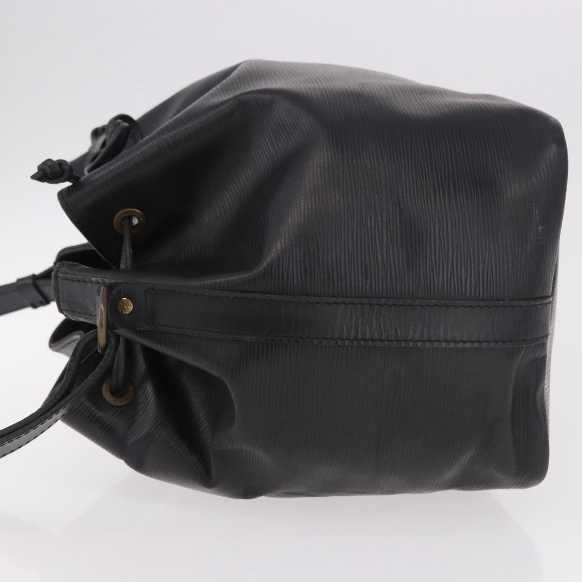 LOUIS VUITTON Epi Petit Noe Shoulder Bag Black M44102 LV Auth 188401