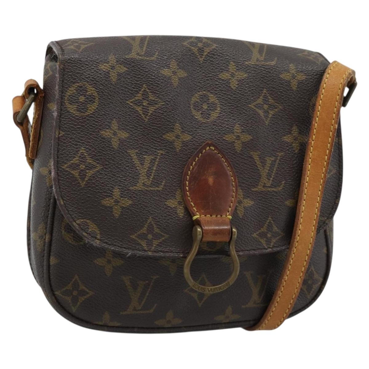 LOUIS VUITTON Monogram Saint Cloud MM Shoulder Bag M51243 LV Auth 188402