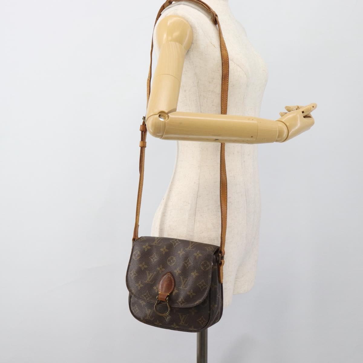 LOUIS VUITTON Monogram Saint Cloud MM Shoulder Bag M51243 LV Auth 188402