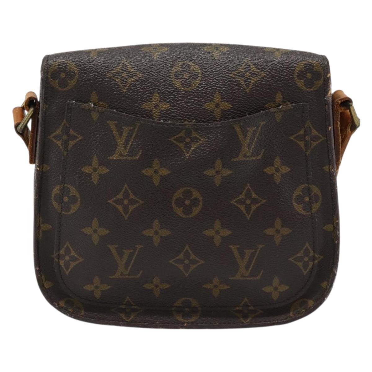 LOUIS VUITTON Monogram Saint Cloud MM Shoulder Bag M51243 LV Auth 188402