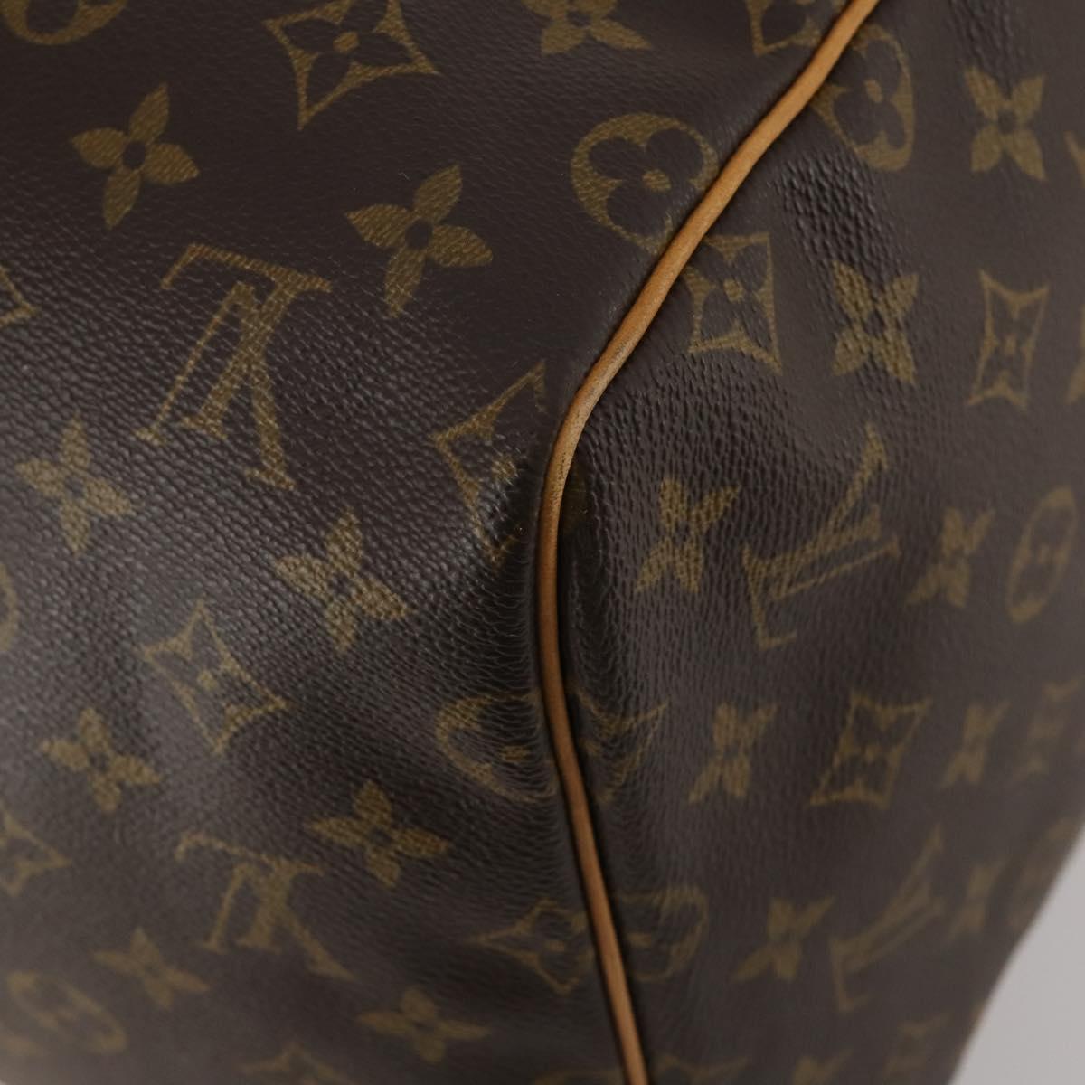 LOUIS VUITTON Monogram Keepall 55 Boston Bag M41424 LV Auth 188403V