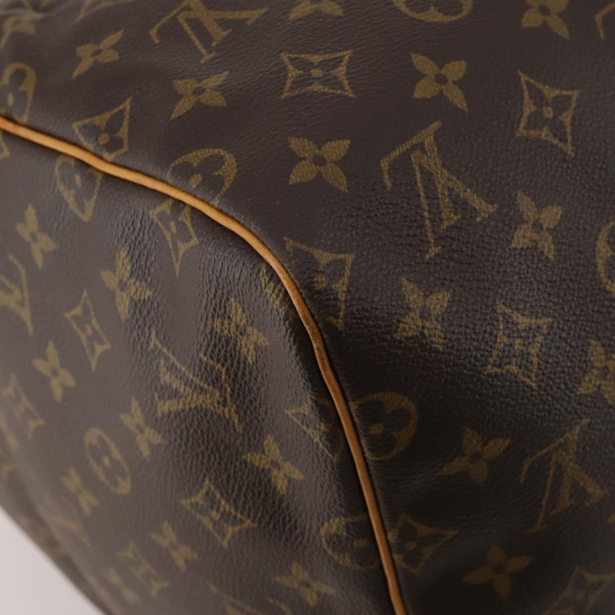 LOUIS VUITTON Monogram Keepall 55 Boston Bag M41424 LV Auth 188403V