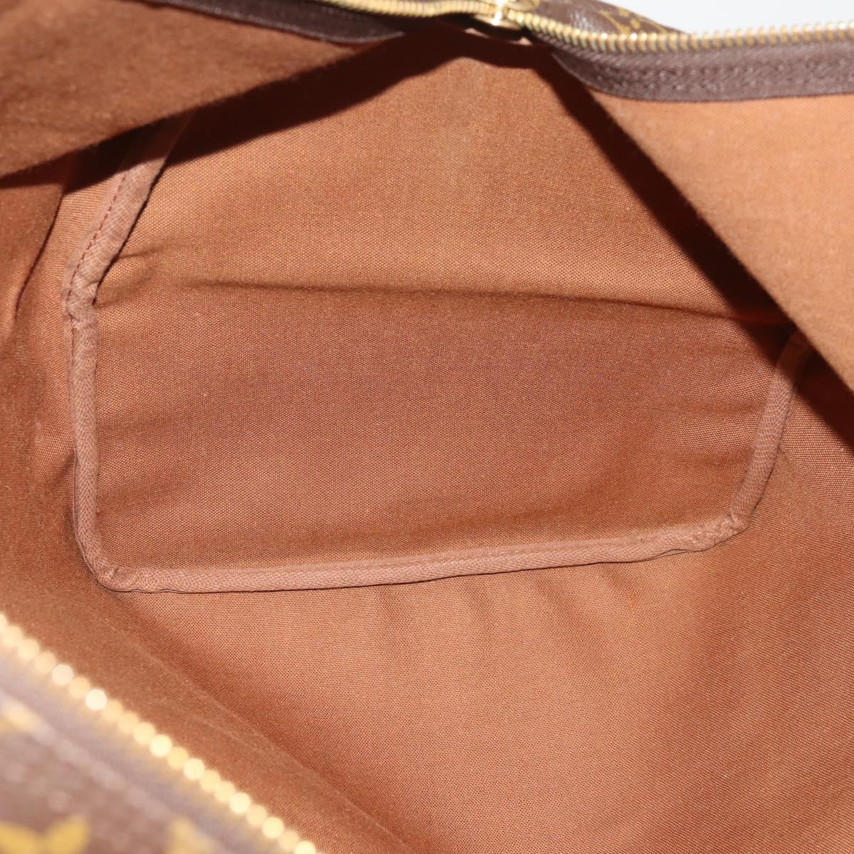 LOUIS VUITTON Monogram Keepall 55 Boston Bag M41424 LV Auth 188403V