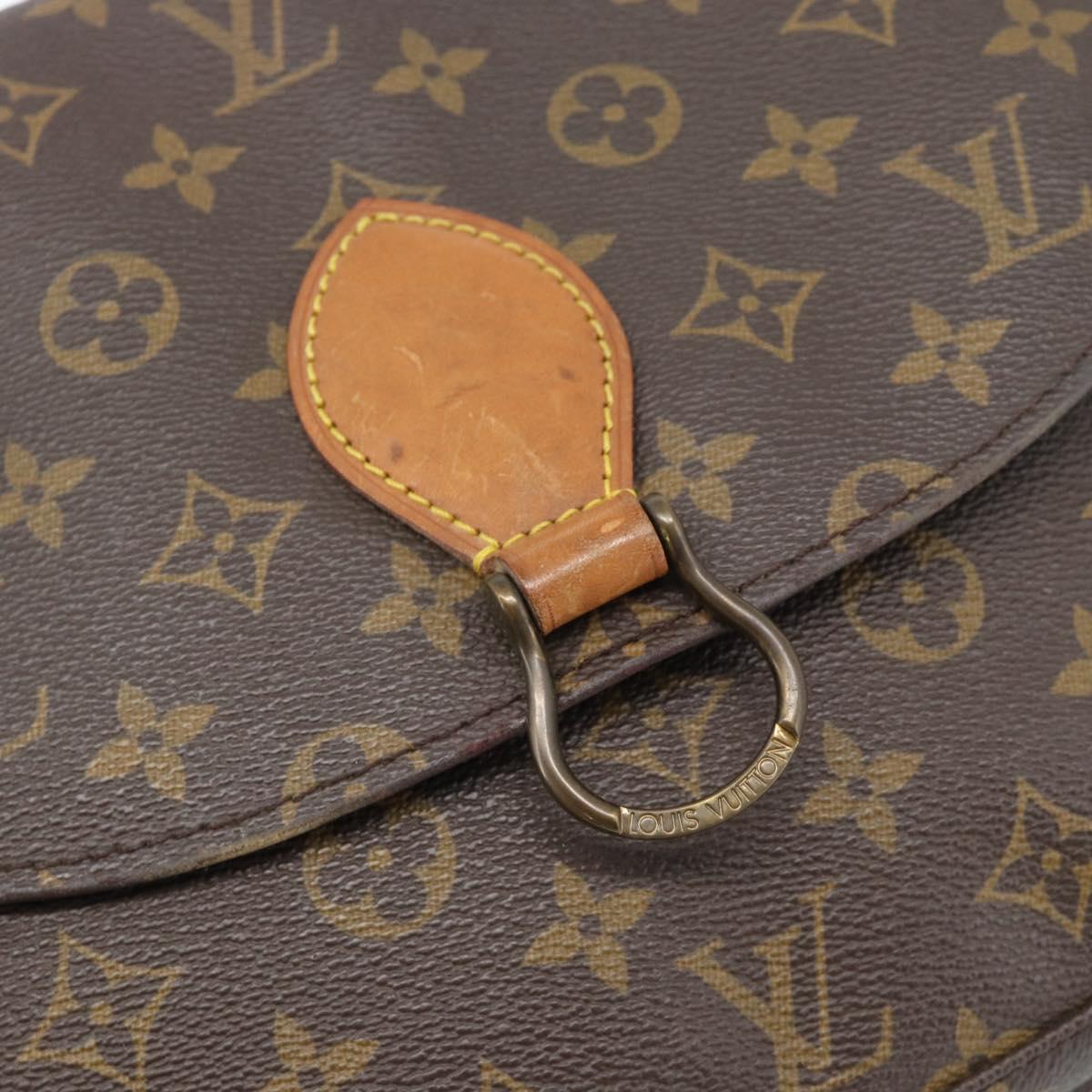 LOUIS VUITTON Monogram Saint Cloud GM Shoulder Bag M51242 LV Auth 188412