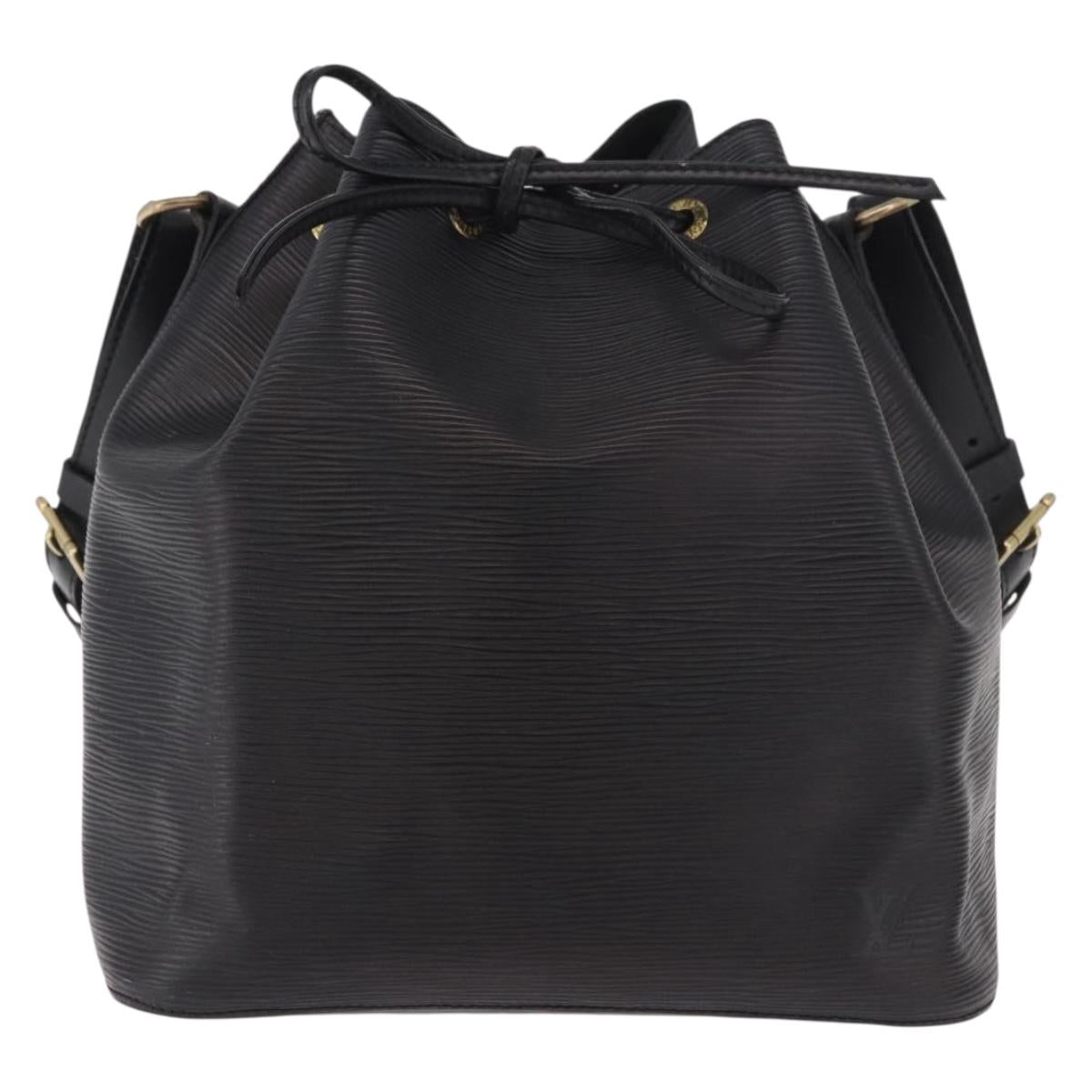 LOUIS VUITTON Epi Petit Noe Shoulder Bag Black M44102 LV Auth 188413SAV