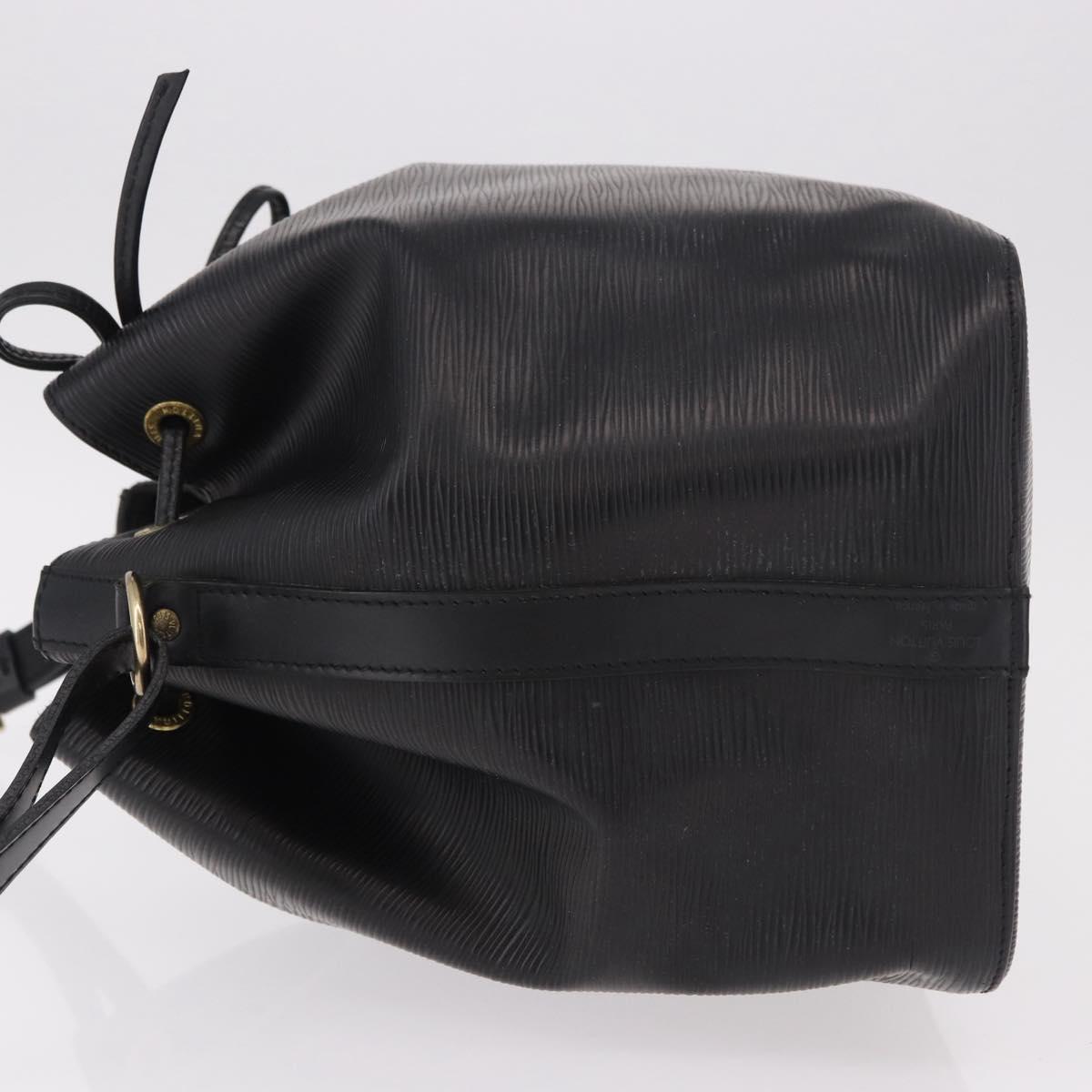 LOUIS VUITTON Epi Petit Noe Shoulder Bag Black M44102 LV Auth 188413SAV