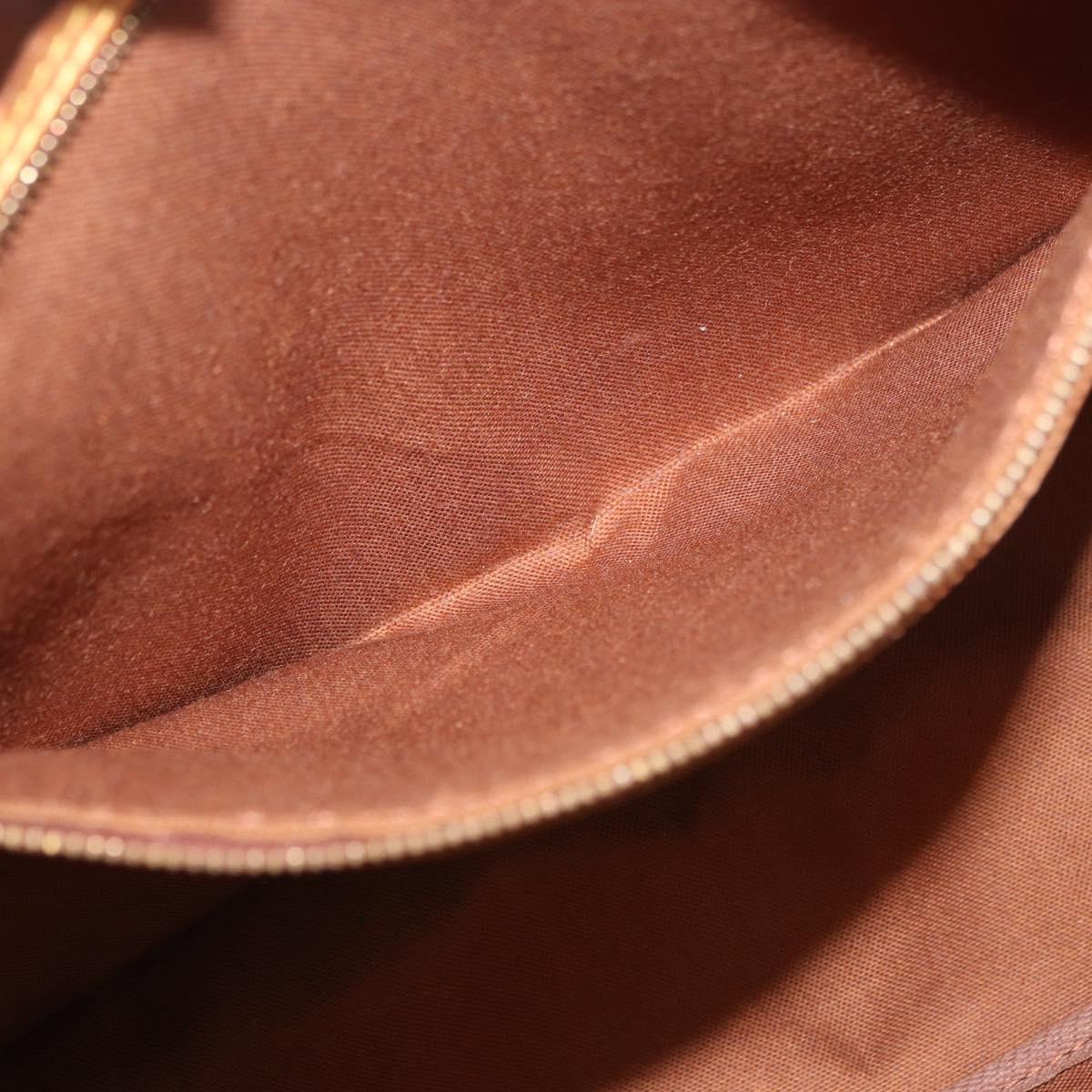 LOUIS VUITTON Monogram Gibeciere GM Shoulder Bag M42246 LV Auth 188421