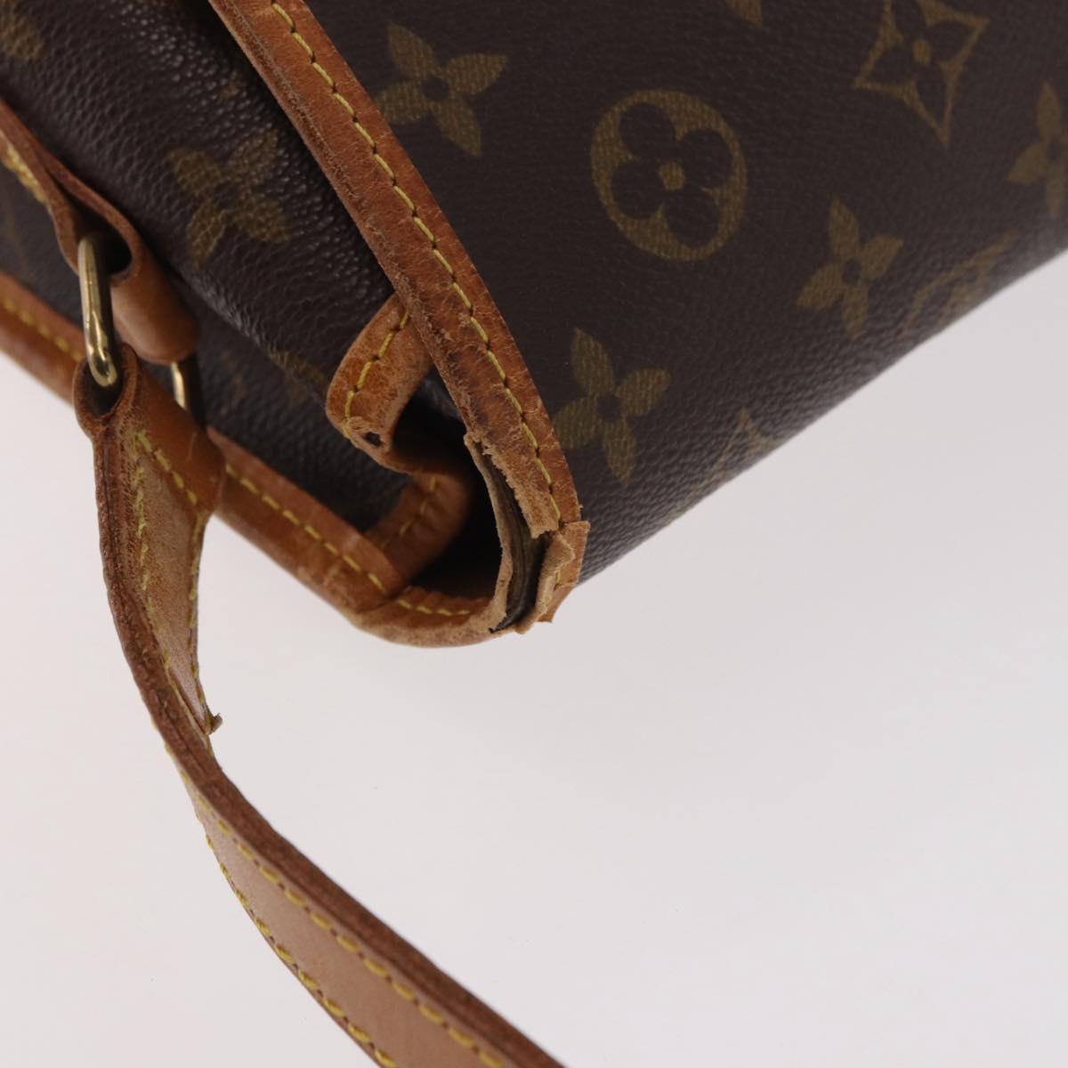 LOUIS VUITTON Monogram Gibeciere GM Shoulder Bag M42246 LV Auth 188421