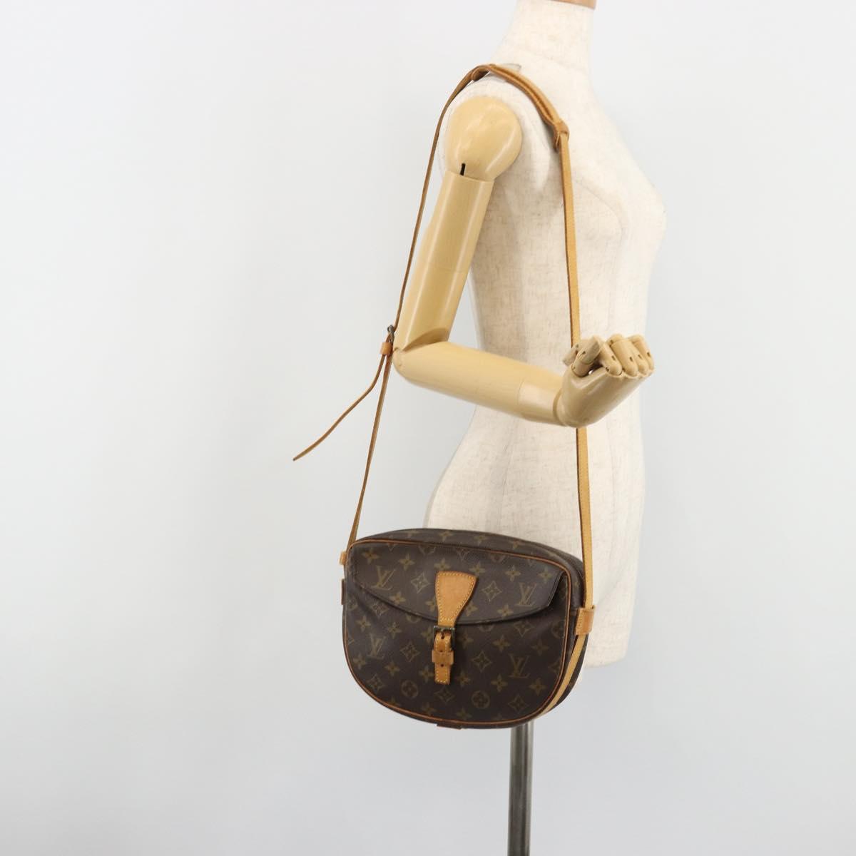 LOUIS VUITTON Monogram Jeune Fille MM Shoulder Bag M51226 LV Auth 188422