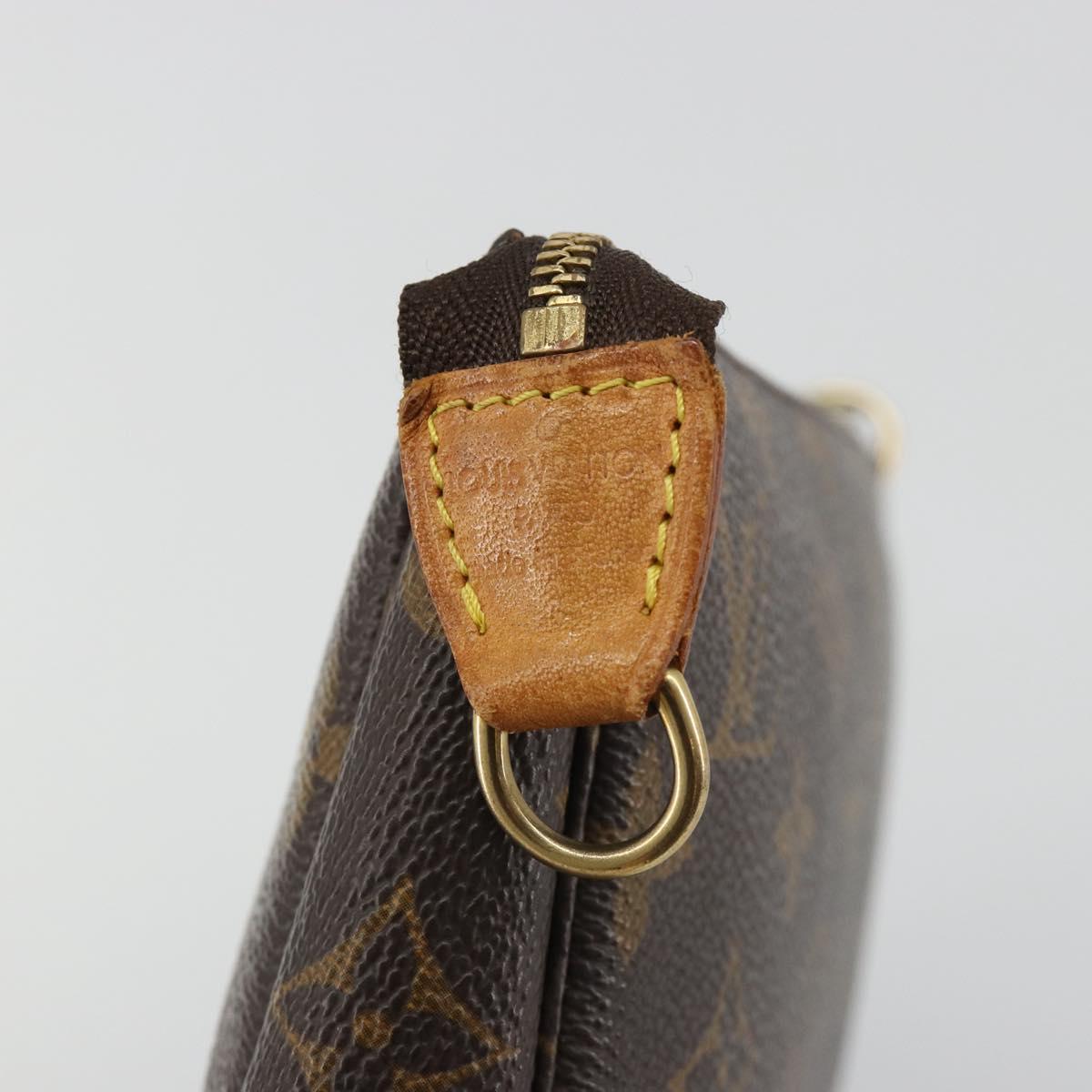 LOUIS VUITTON Monogram Pochette Accessoires Accessory Pouch M51980 Auth 188425