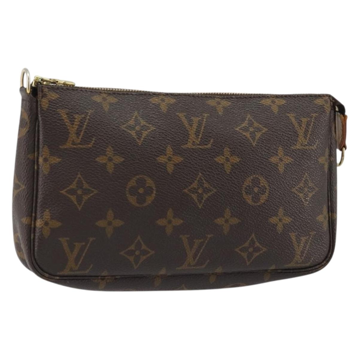 LOUIS VUITTON Monogram Pochette Accessoires Accessory Pouch M51980 Auth 188425