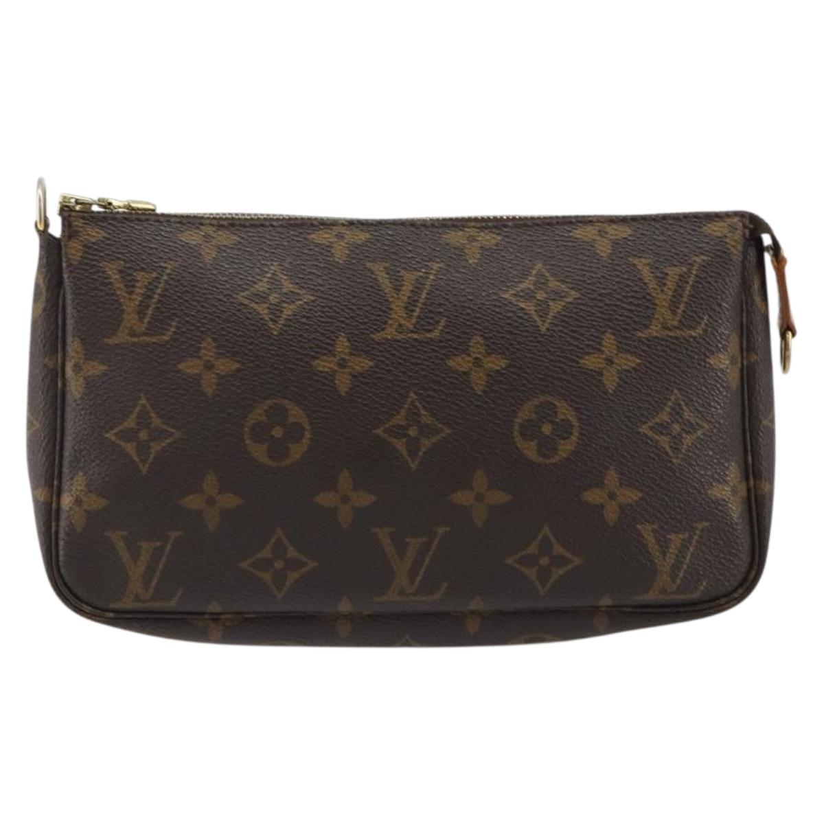 LOUIS VUITTON Monogram Pochette Accessoires Accessory Pouch M51980 Auth 188425