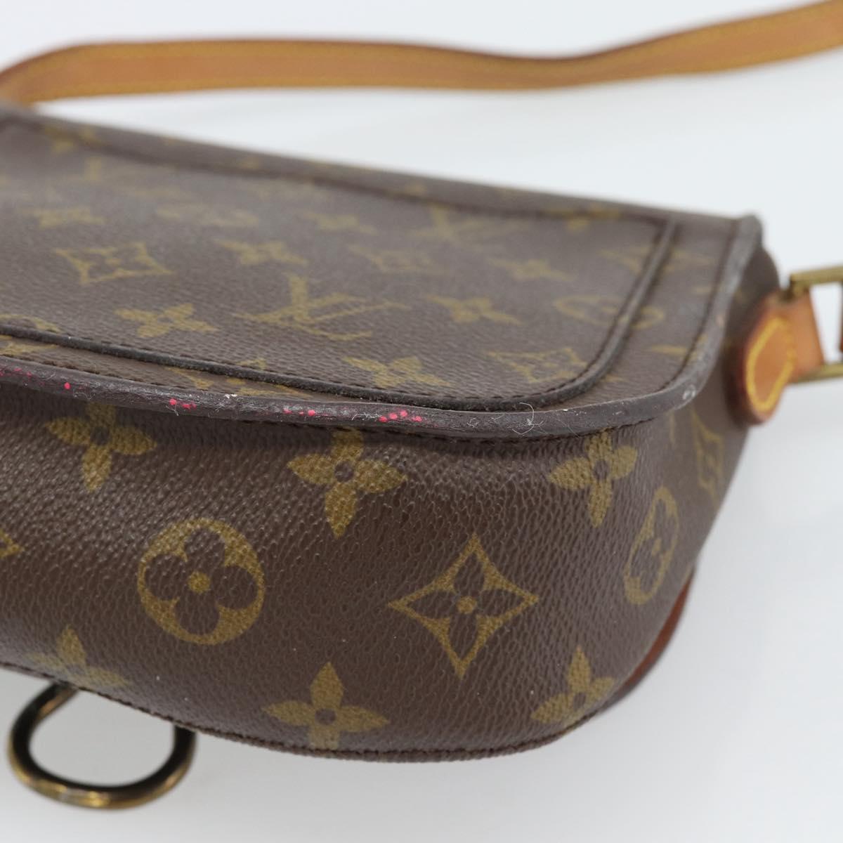 LOUIS VUITTON Monogram Saint Cloud MM Shoulder Bag M51243 LV Auth 188428