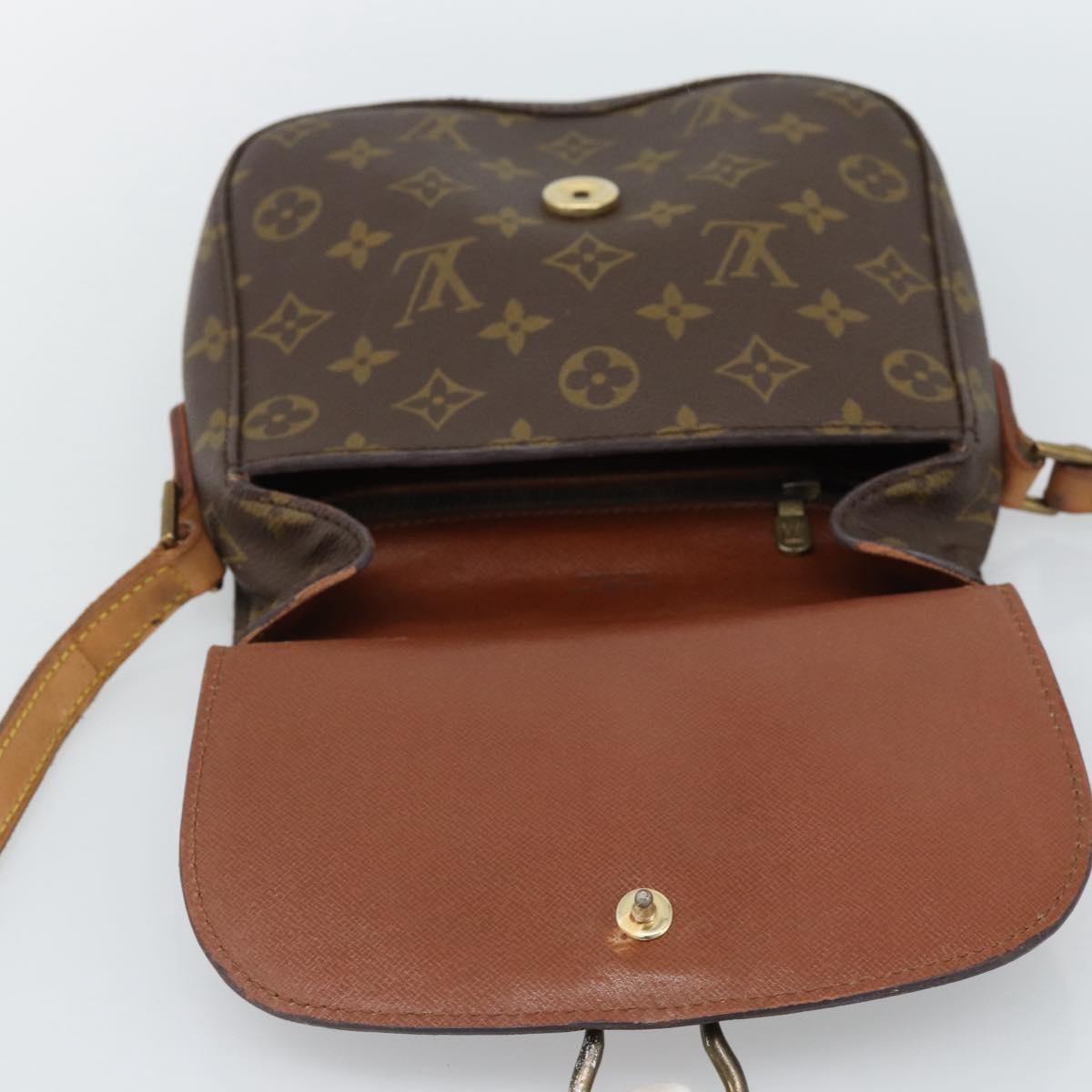 LOUIS VUITTON Monogram Saint Cloud MM Shoulder Bag M51243 LV Auth 188428