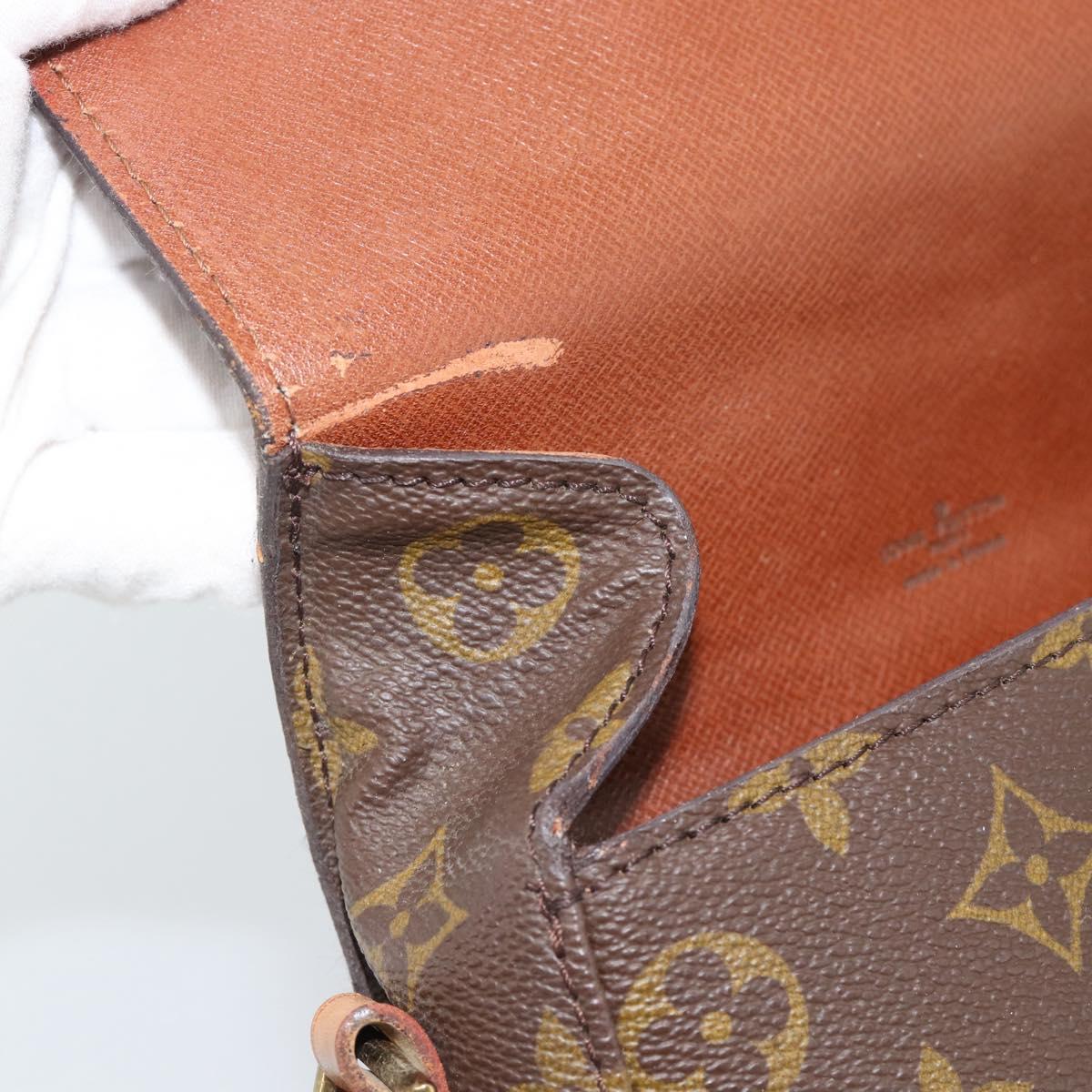 LOUIS VUITTON Monogram Saint Cloud MM Shoulder Bag M51243 LV Auth 188428