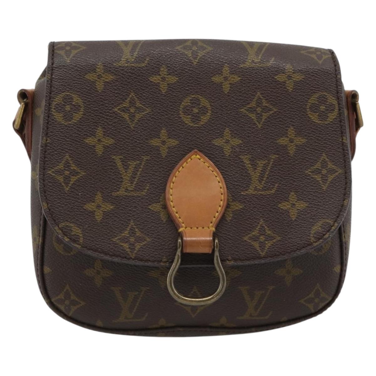 LOUIS VUITTON Monogram Saint Cloud MM Shoulder Bag M51243 LV Auth 188428
