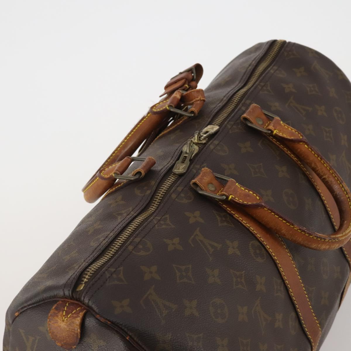 LOUIS VUITTON Monogram Keepall 45 Boston Bag M41428 LV Auth 188431