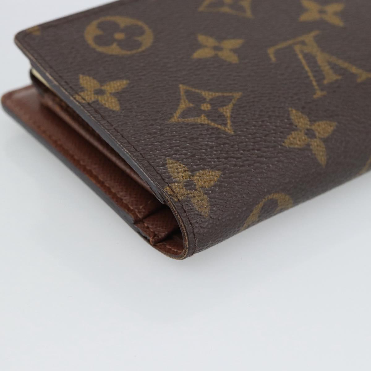 LOUIS VUITTON Monogram Porte Monnaie Billets Viennois Wallet M61663 Auth 188441A