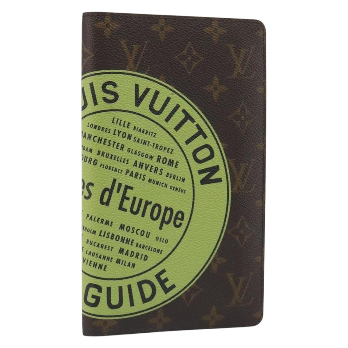 LOUIS VUITTON Monogram Book Cover City Guide European Vintage LV Auth 188442M