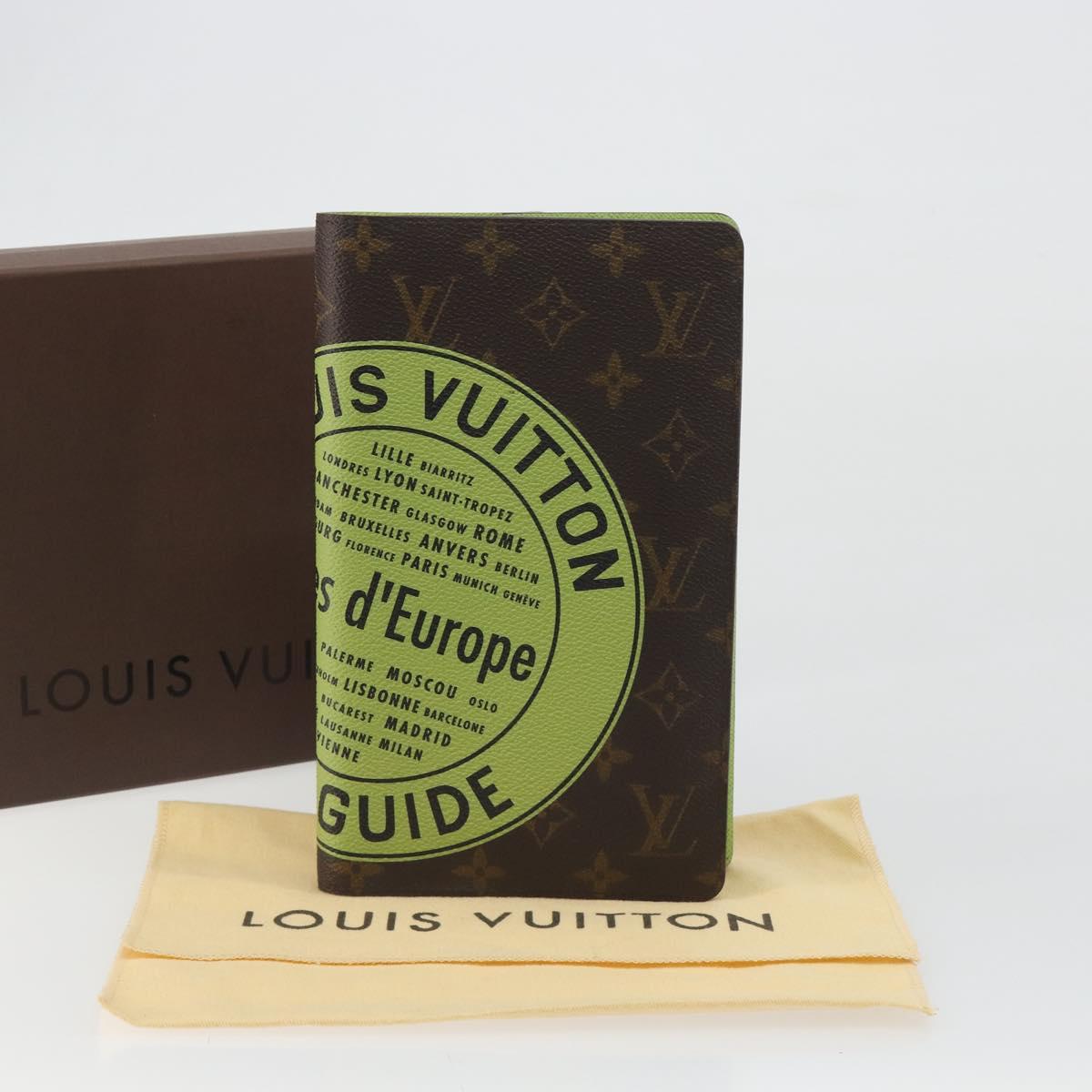 LOUIS VUITTON Monogram Book Cover City Guide European Vintage LV Auth 188442M