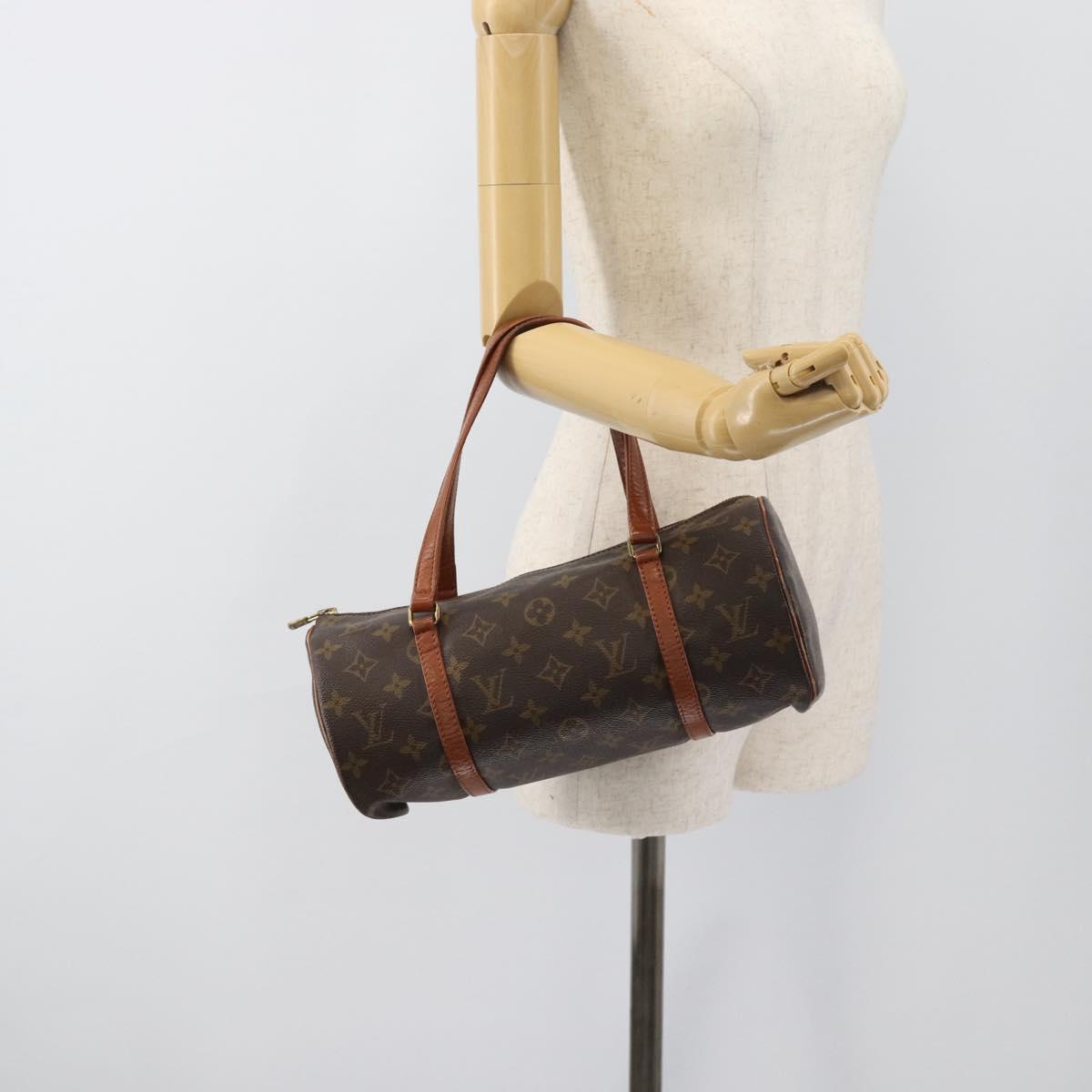LOUIS VUITTON Monogram Papillon 30 Hand Bag M51385 LV Auth 188454A