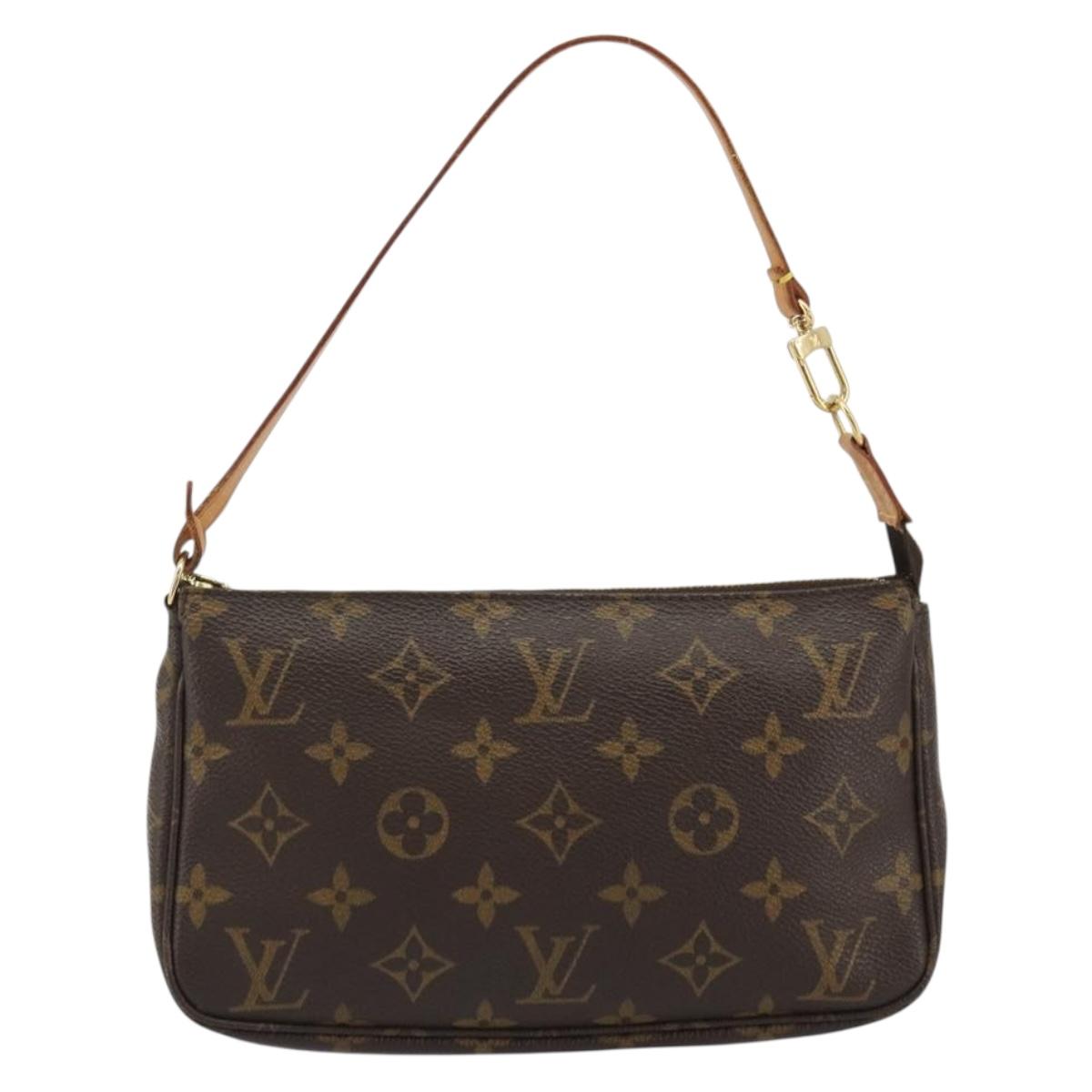 LOUIS VUITTON Monogram Pochette Accessoires Pouch M51980 Auth 188456SAV