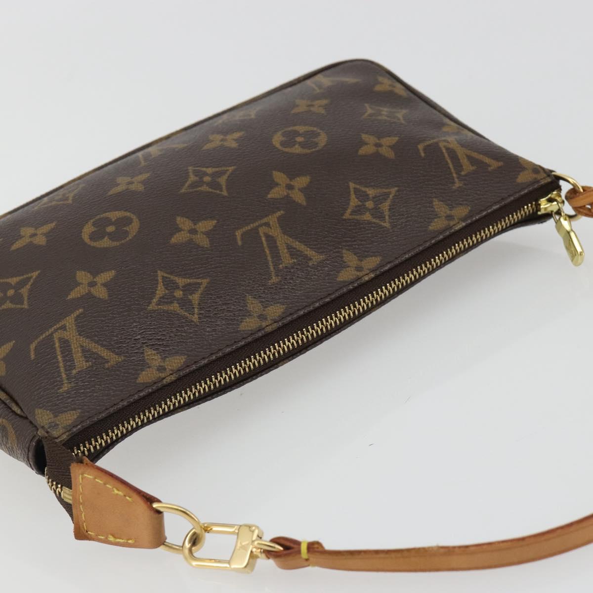 LOUIS VUITTON Monogram Pochette Accessoires Pouch M51980 Auth 188456SAV