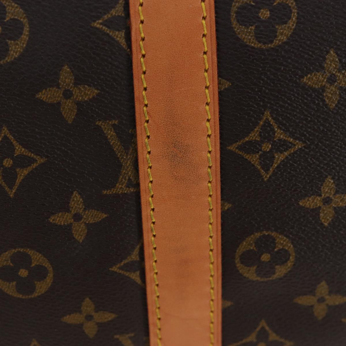 LOUIS VUITTON Monogram Keepall 55 Boston Bag M41424 LV Auth 188460SAV