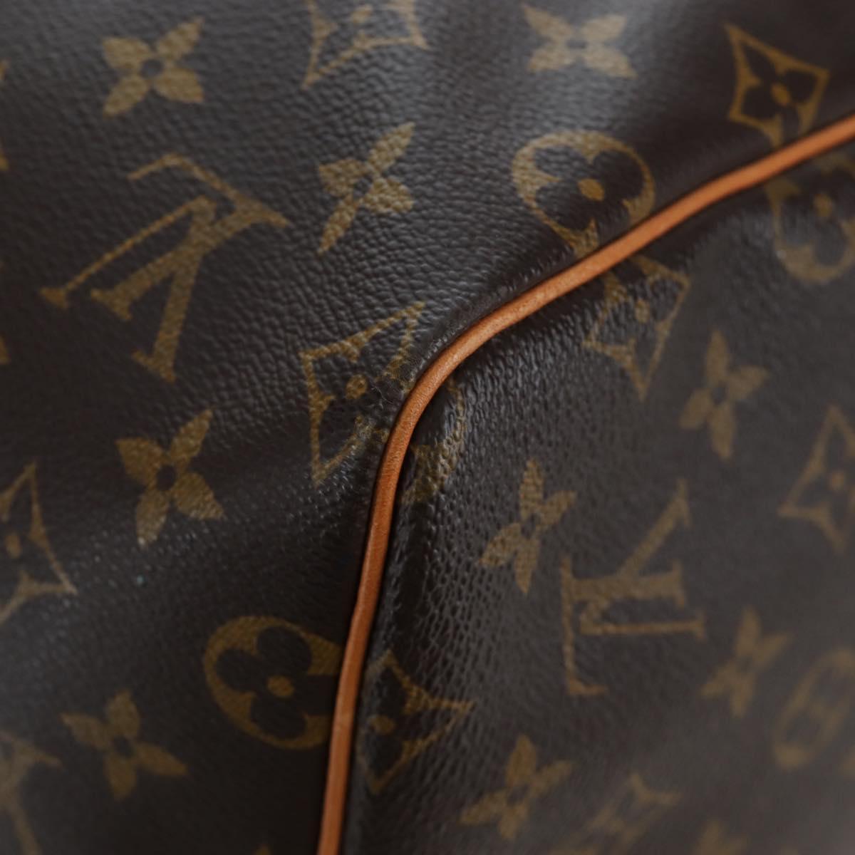 LOUIS VUITTON Monogram Keepall 55 Boston Bag M41424 LV Auth 188460SAV