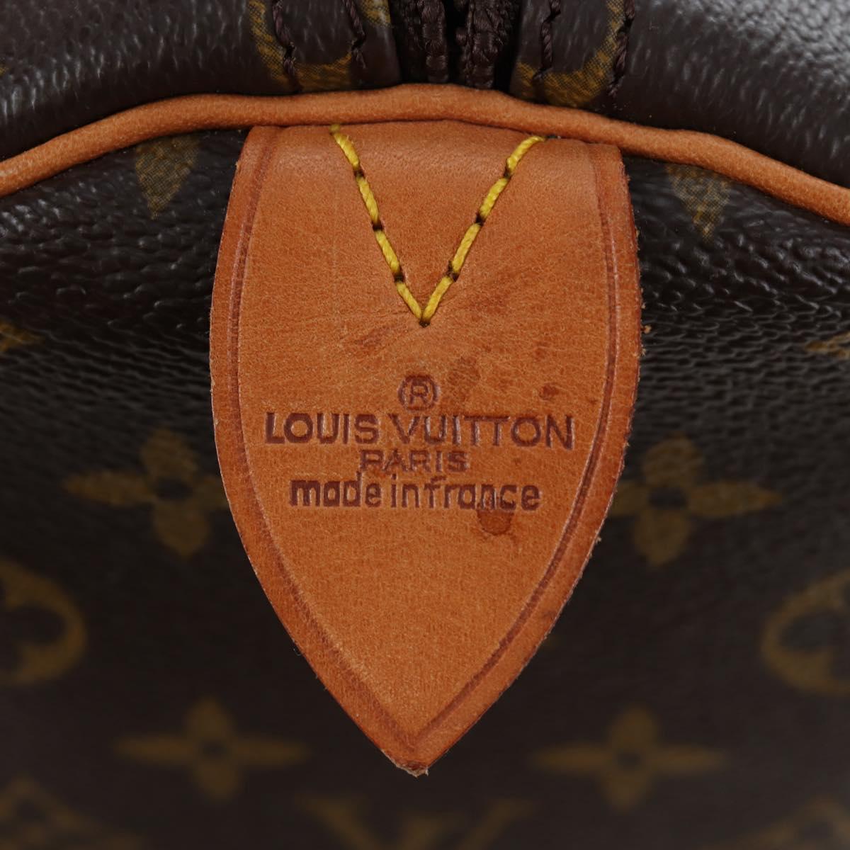 LOUIS VUITTON Monogram Keepall 55 Boston Bag M41424 LV Auth 188460SAV