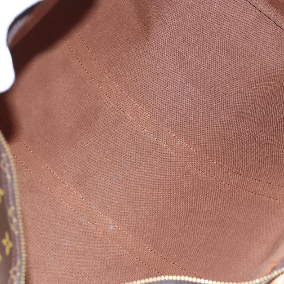 LOUIS VUITTON Monogram Keepall 55 Boston Bag M41424 LV Auth 188460SAV