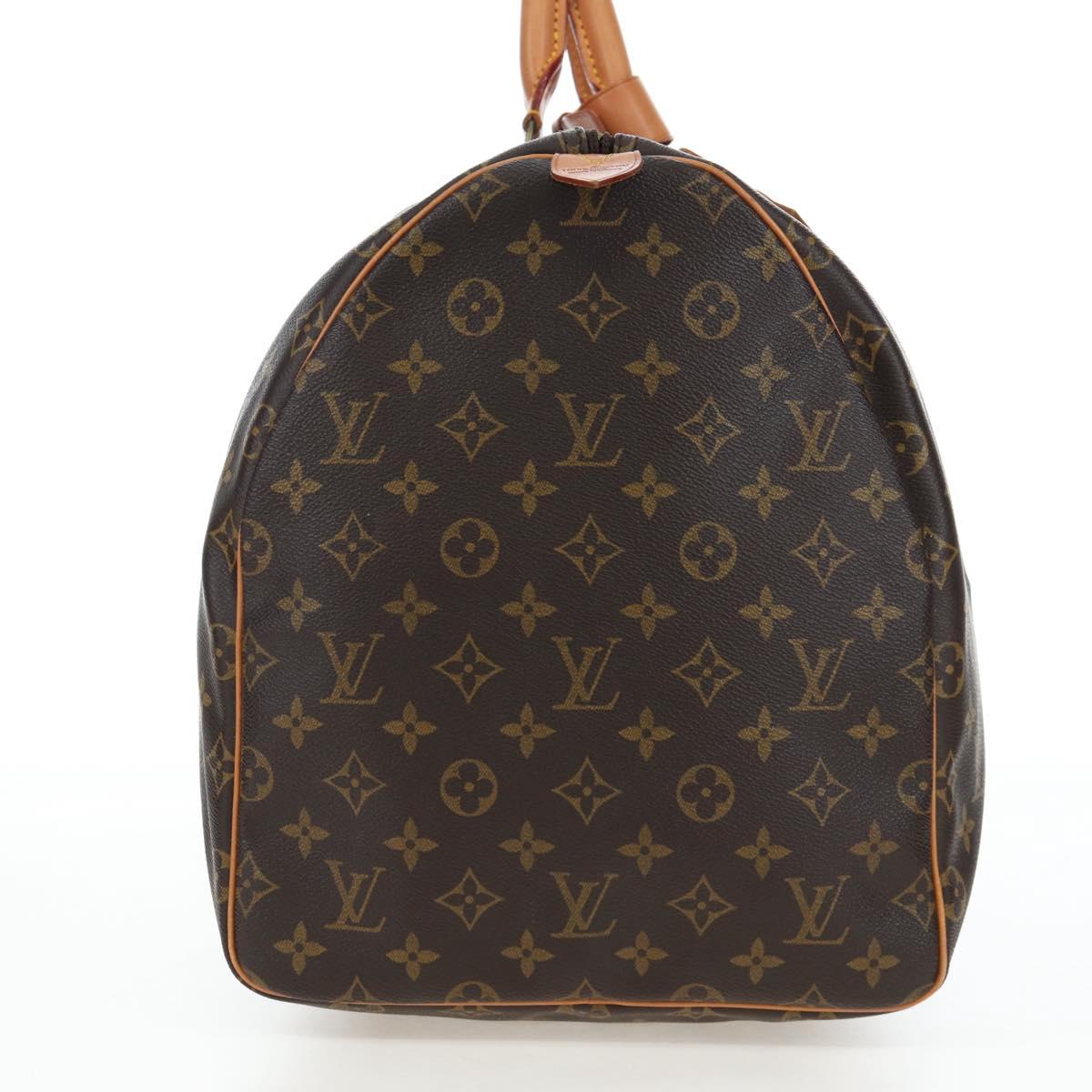 LOUIS VUITTON Monogram Keepall 55 Boston Bag M41424 LV Auth 188460SAV