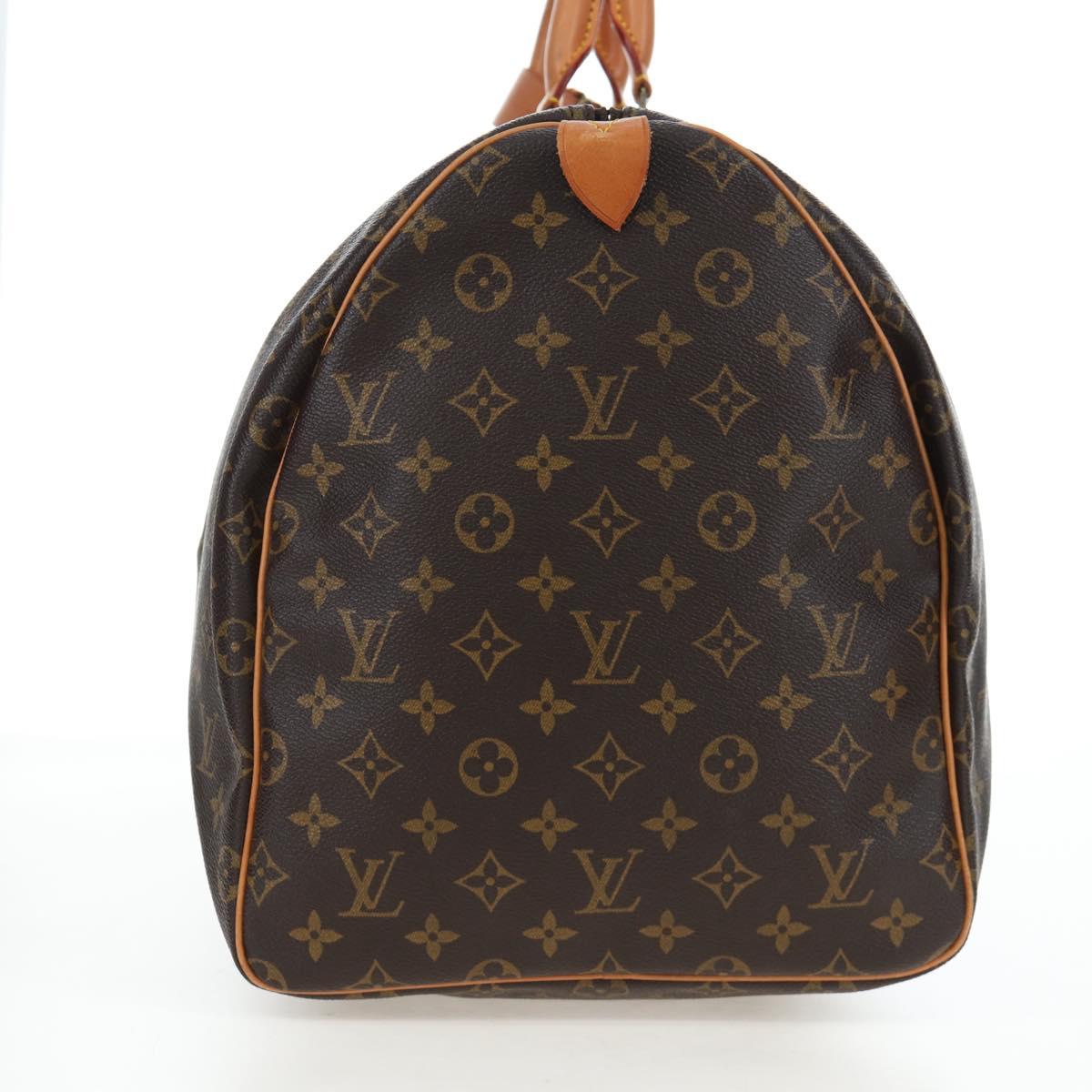 LOUIS VUITTON Monogram Keepall 55 Boston Bag M41424 LV Auth 188460SAV