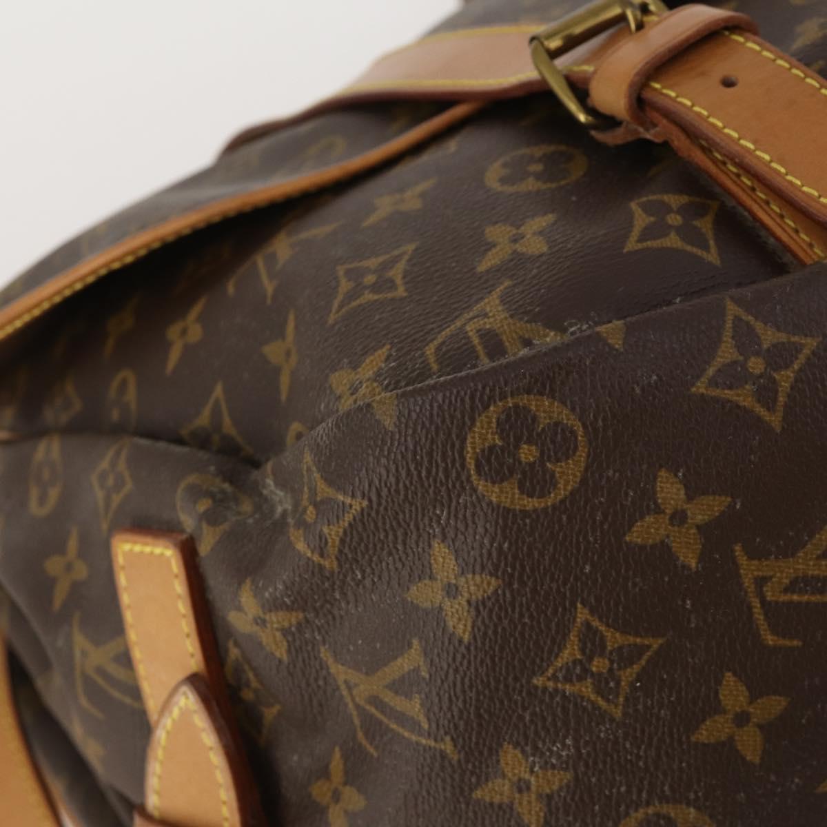 LOUIS VUITTON Monogram Saumur 43 Shoulder Bag M42252 LV Auth 188476