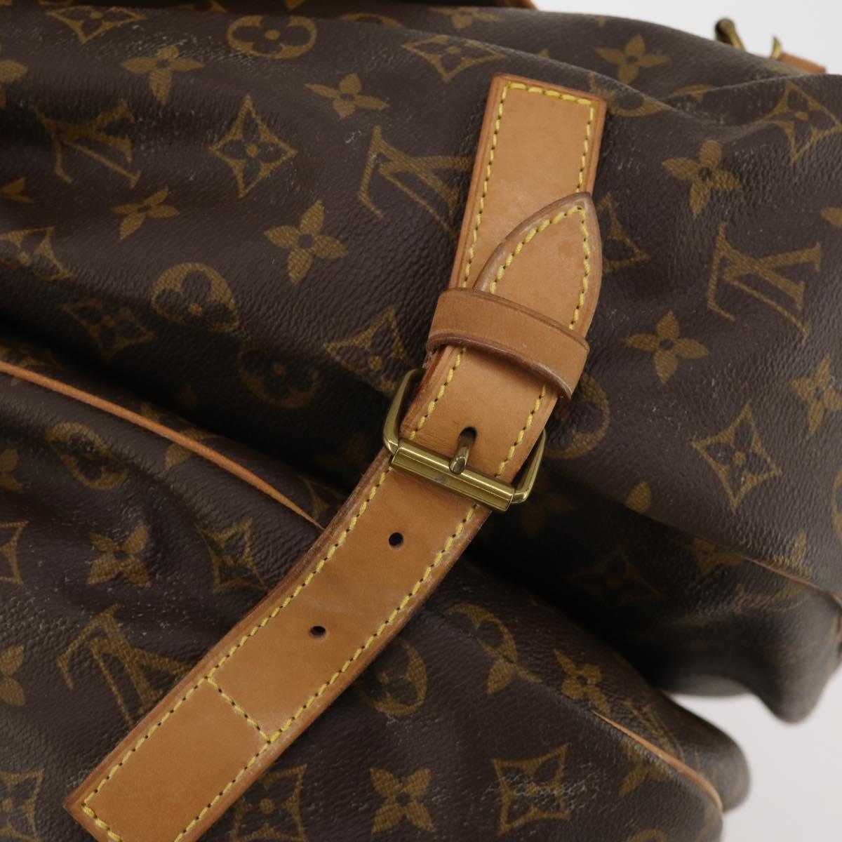 LOUIS VUITTON Monogram Saumur 43 Shoulder Bag M42252 LV Auth 188476