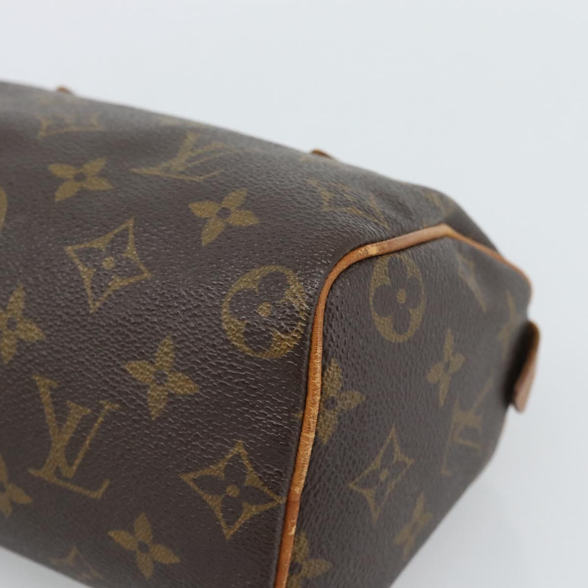 LOUIS VUITTON Monogram Mini Speedy Bandouliere Japon 88 Bag M99014 Auth 188480