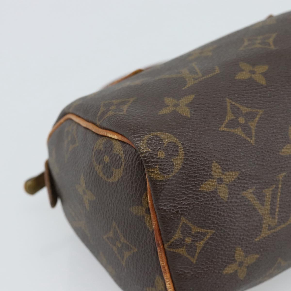 LOUIS VUITTON Monogram Mini Speedy Bandouliere Japon 88 Bag M99014 Auth 188480