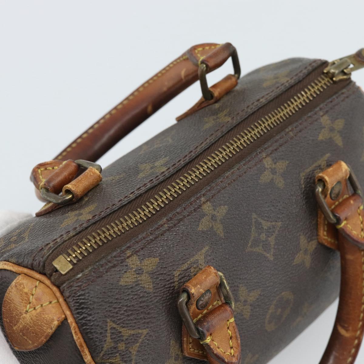 LOUIS VUITTON Monogram Mini Speedy Bandouliere Japon 88 Bag M99014 Auth 188480