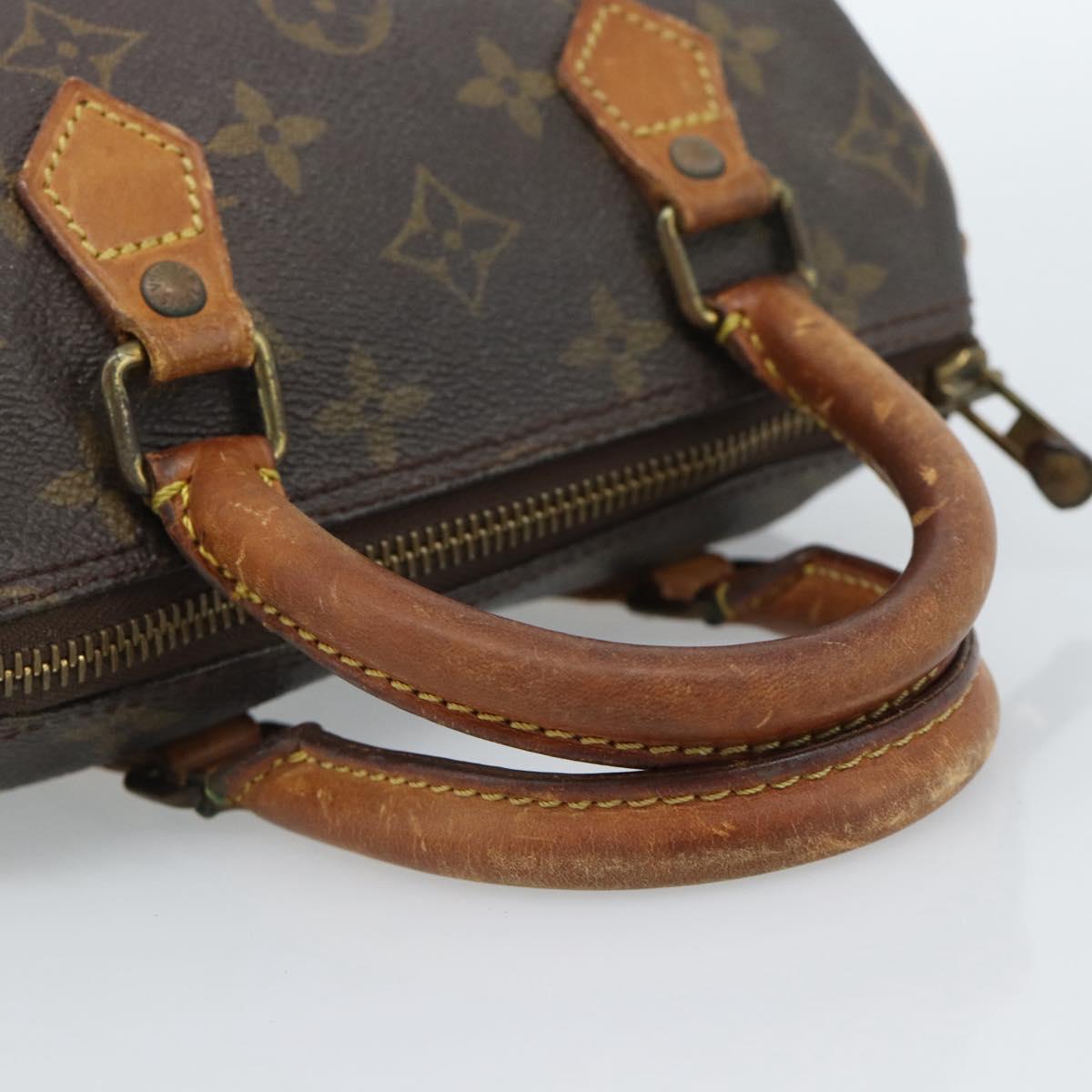 LOUIS VUITTON Monogram Mini Speedy Bandouliere Japon 88 Bag M99014 Auth 188480