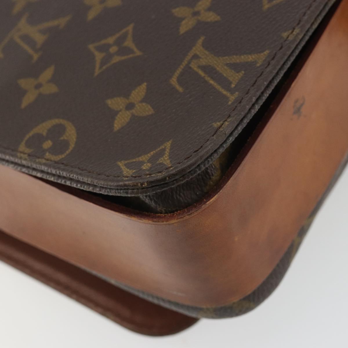 LOUIS VUITTON Monogram Cartouchiere GM Shoulder Bag M51252 LV Auth 188485